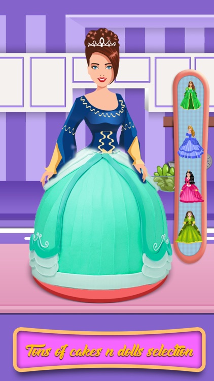Rainbow Doll Cake Maker-Kids Make Cakes screenshot-4