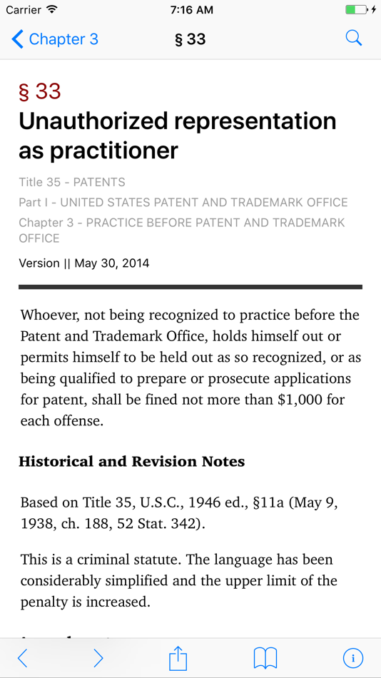 #2. Manual of Patent Examining Proc. (LawStack MPEP) (iOS) 由: Tekk Innovations LLC