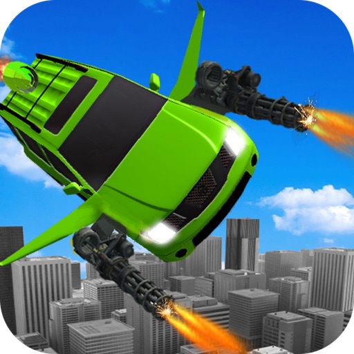 Flying Jeep Gunship Battle 3D 2017 icon