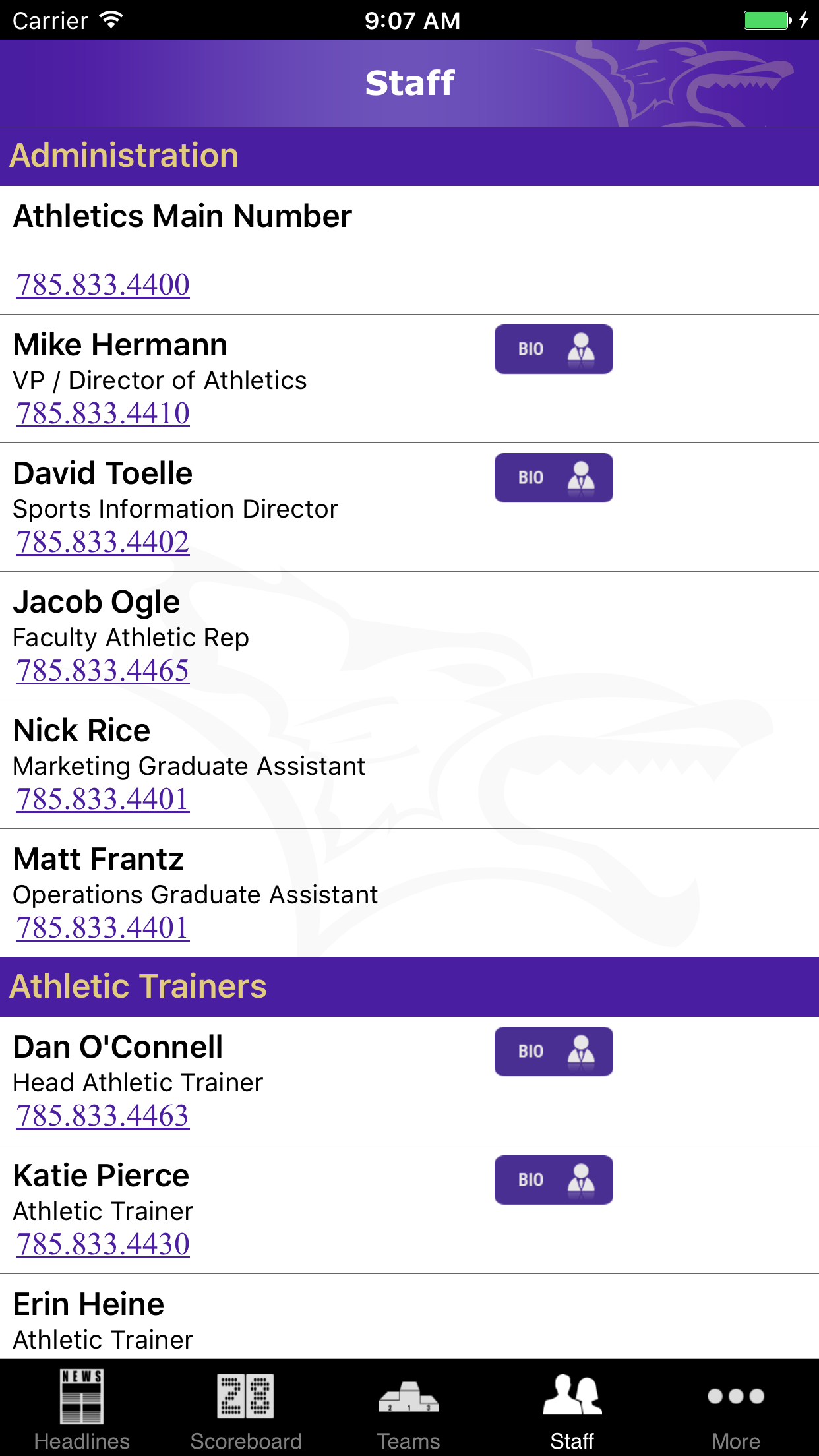 Kansas Wesleyan Coyotes screenshot 5