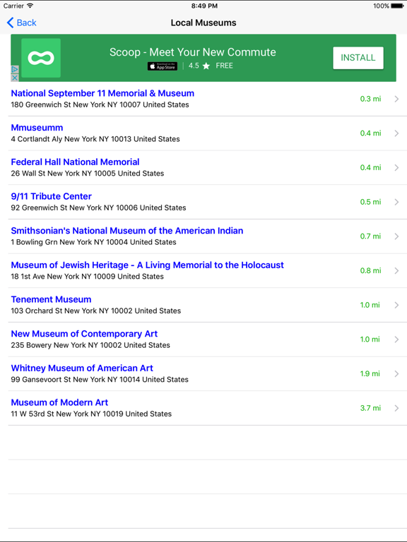 Screenshot #5 pour Museum, Mosque and Nearest Synagogue Finder