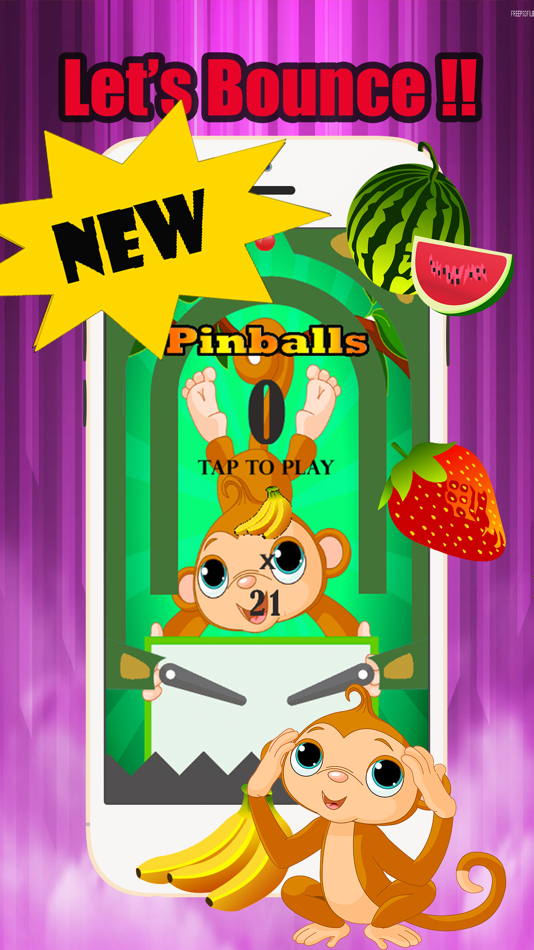 Pinball Arcade - Monkey vs Banana For Kids - 1.0.2 - (iOS)