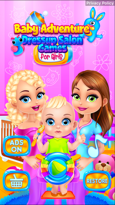 Screenshot #1 pour Baby Adventure - Dressup Salon Games for Girls