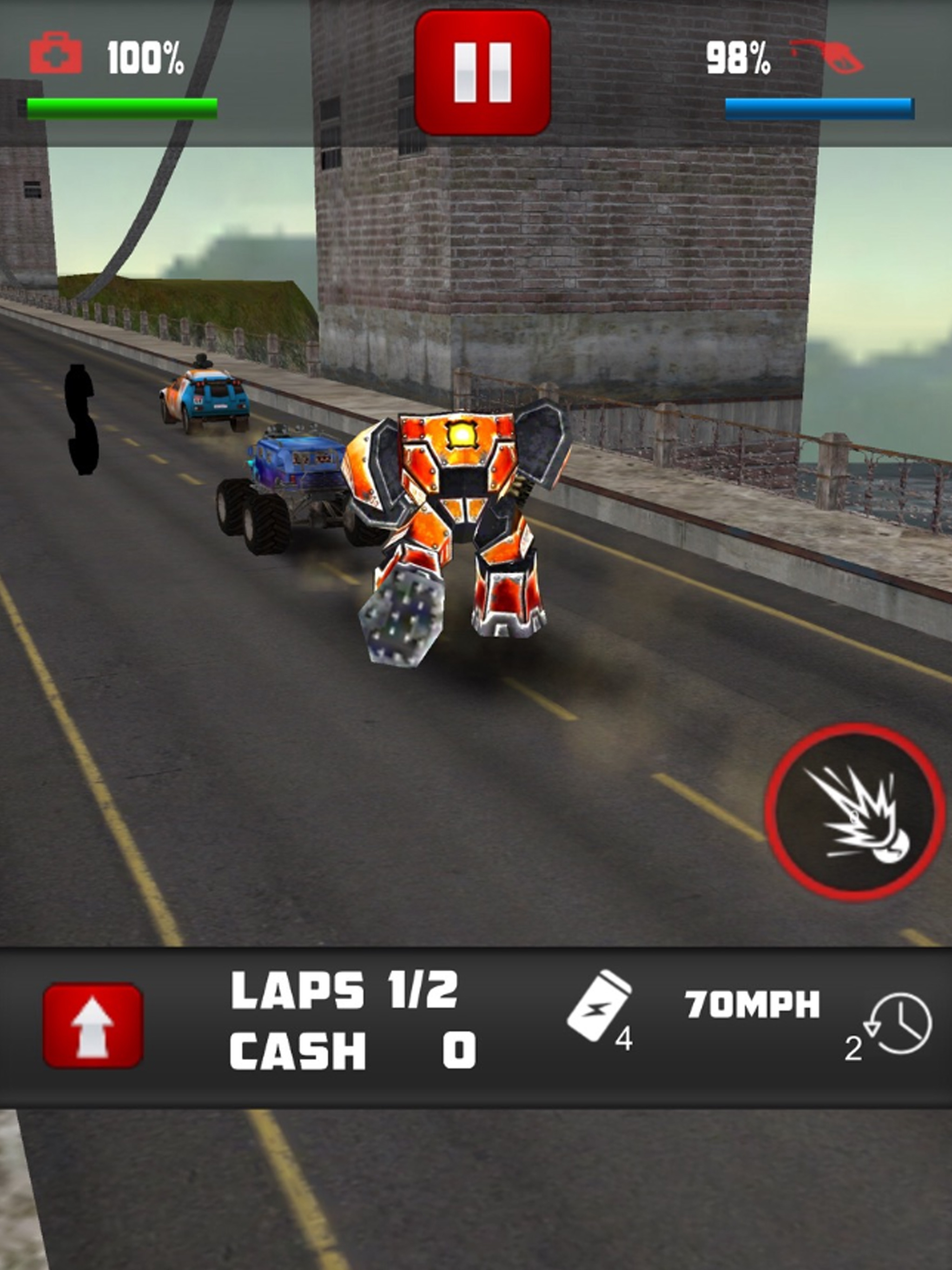 Motor Robot Race – Steel Armor Robot Game screenshot 7