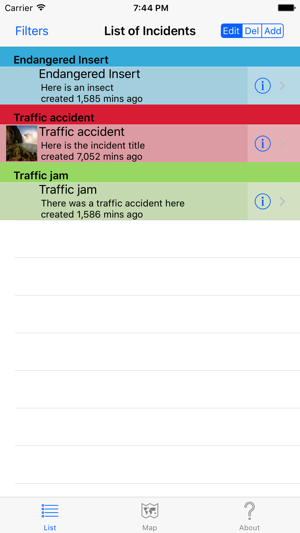 Incidents