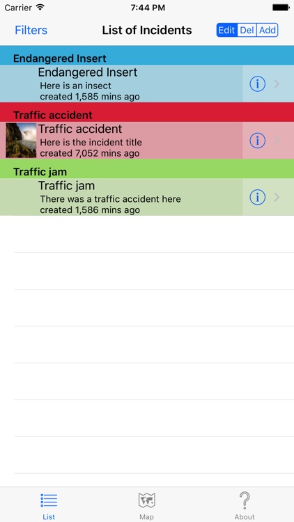 Incidents