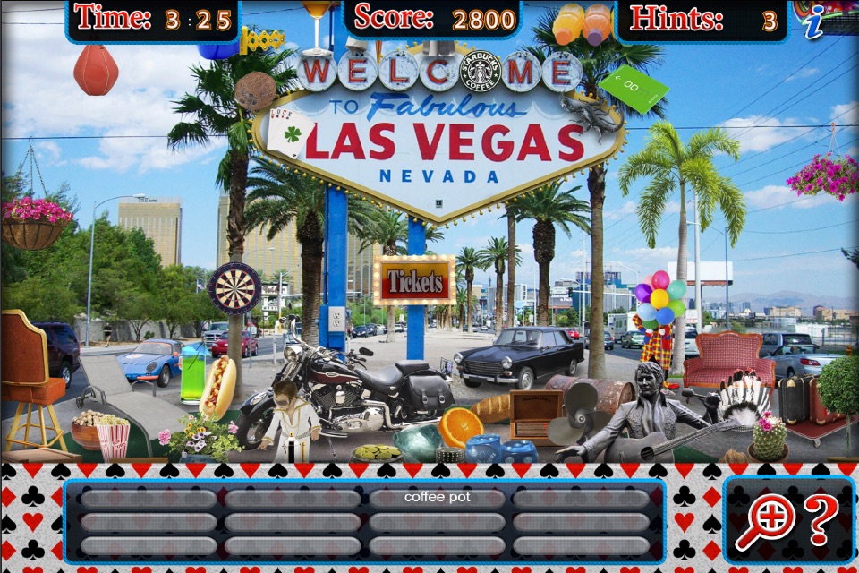 Hidden Objects Las Vegas Time screenshot 2