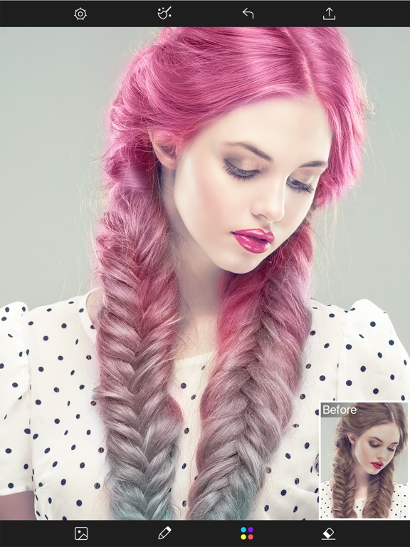 Screenshot #4 pour Hair Color Changer - Styles Salon & Recolor Booth
