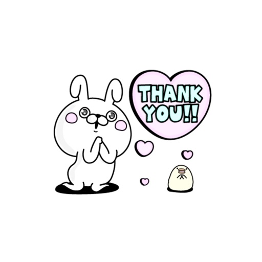 rabbit and bear 100 love stickers by NGOC HOANG NGUYEN
