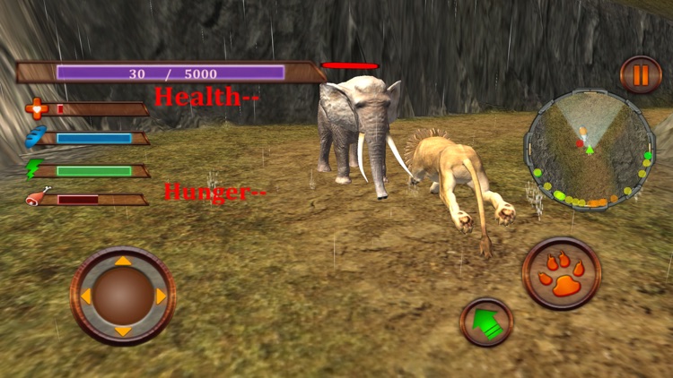 Real Lion Jungle Attack 2017