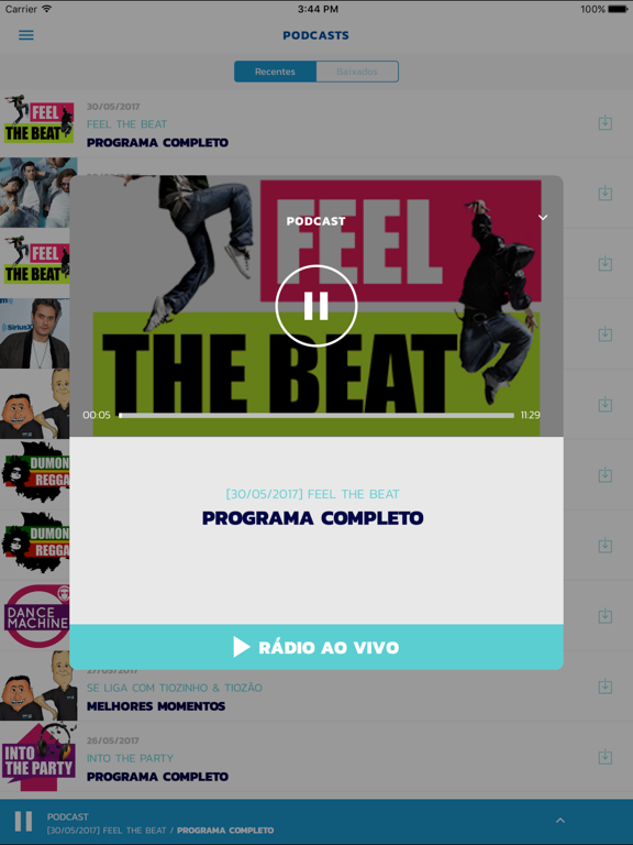 Dumont FM iPad screenshot 5 - Music app