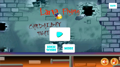 Screenshot #2 pour Flappy Larvae : larva flying