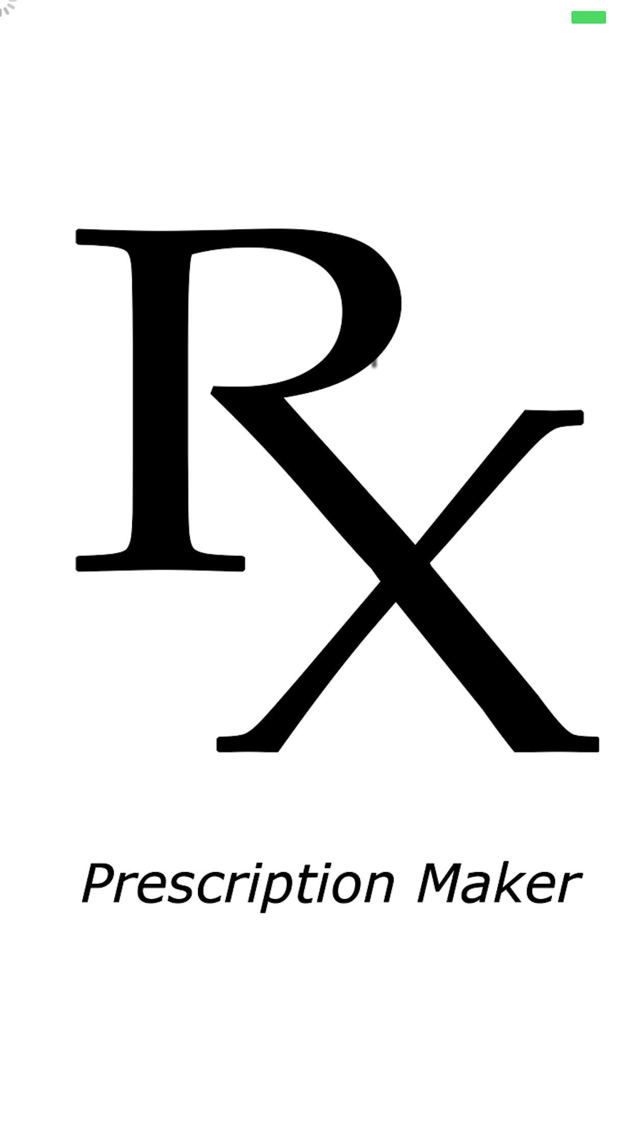 Prescription Maker