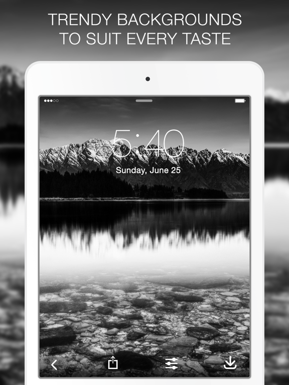 Screenshot #4 for Black and White Wallpapers - HD Backgrounds