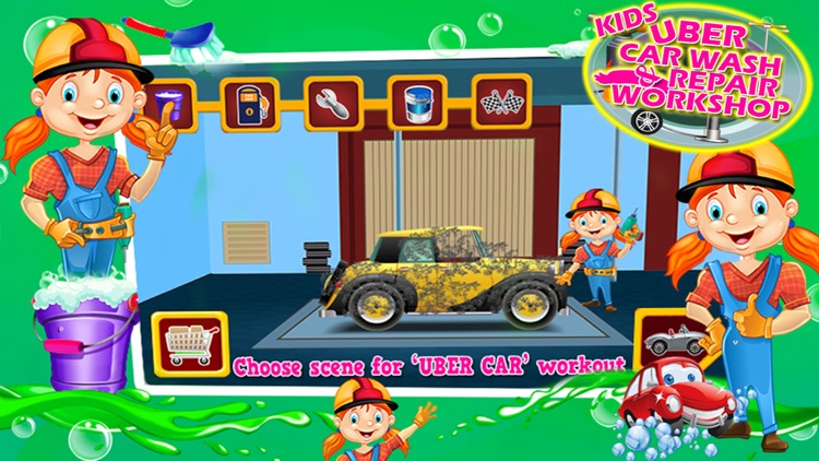 Kids Uber Car WorkShop - Kids Car Mechanic screenshot-4