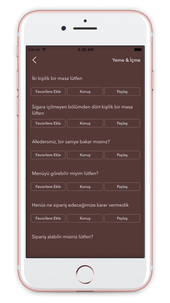 iPhone screenshot