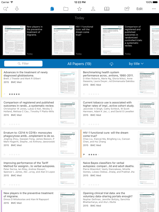 ‎Papers 3 - Reference Manager Screenshot