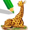 Painting Book And Coloring Giraffe Games