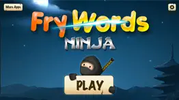 fry words ninja - reading game iphone screenshot 1