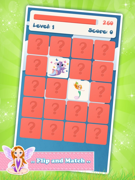 Matching family game: Princess iPad screenshot 4 - Games app