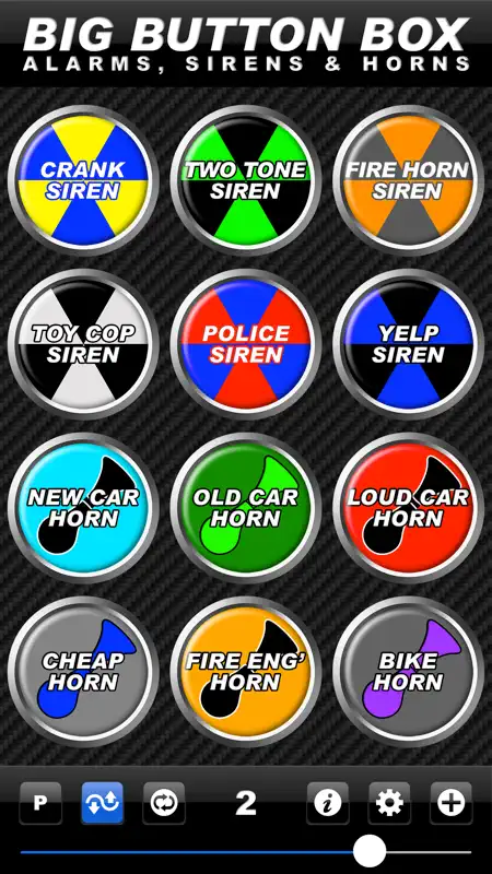 Big Button Box: Alarms, Sirens & Horns - sound fx screenshot 2 of 5