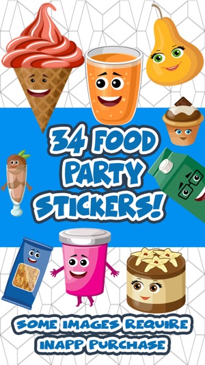 Food Party Celebration Stickers