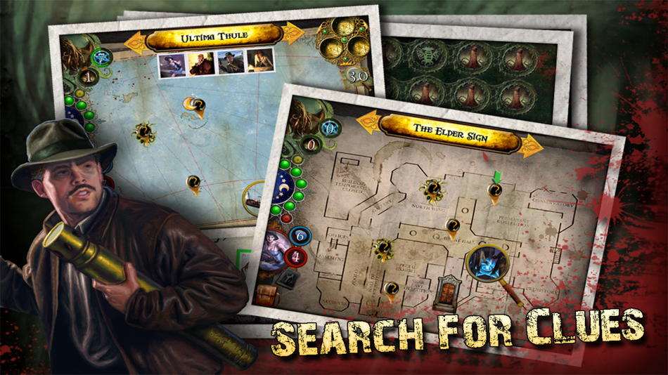 #3. Elder Sign: Omens for iPhone (iOS) Bởi: Fantasy Flight Games