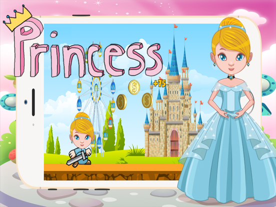 Cute Princess warrior runner adventure girl games iPad screenshot