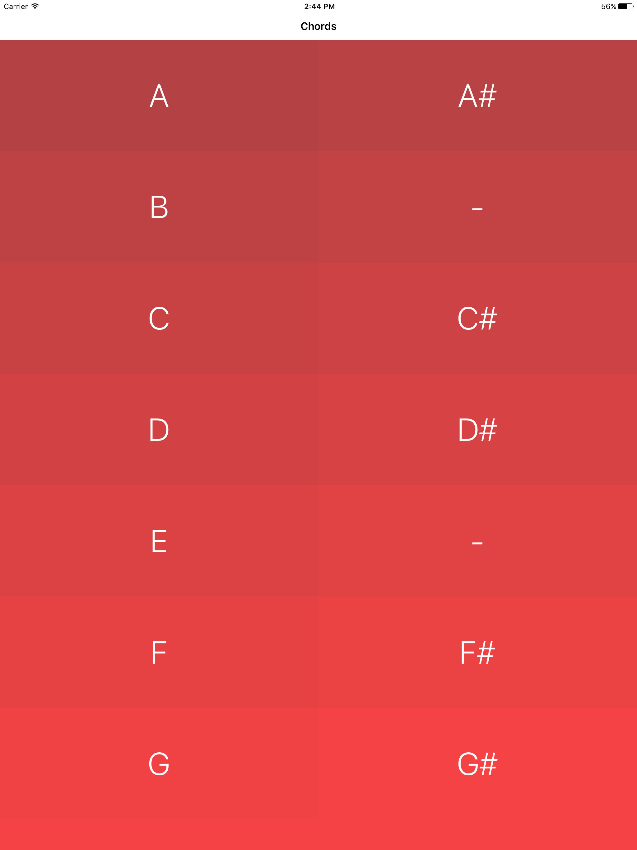 Guitar Chord Diagrams screenshot 6