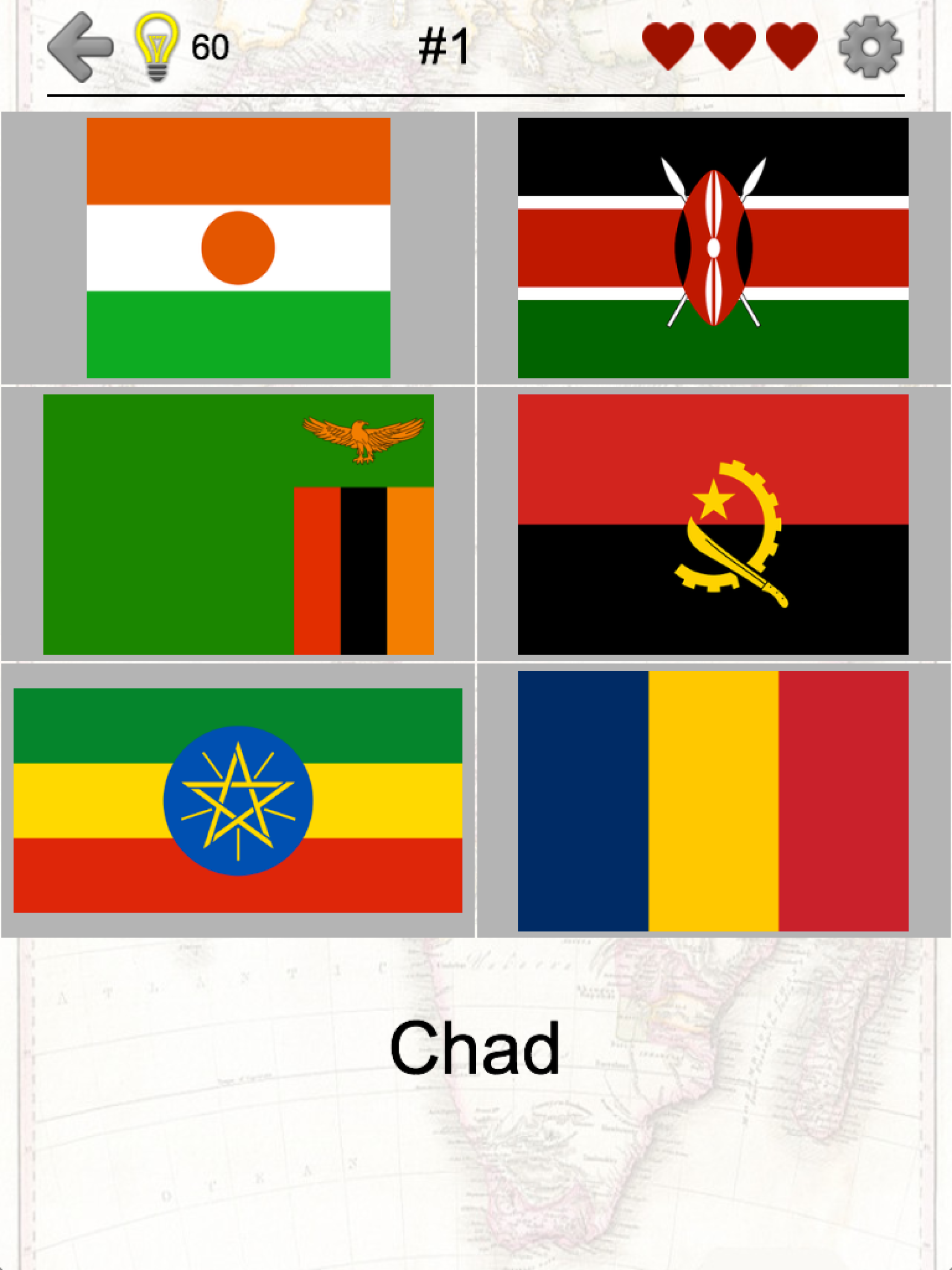 African Countries - Flags and Map of Africa Quiz