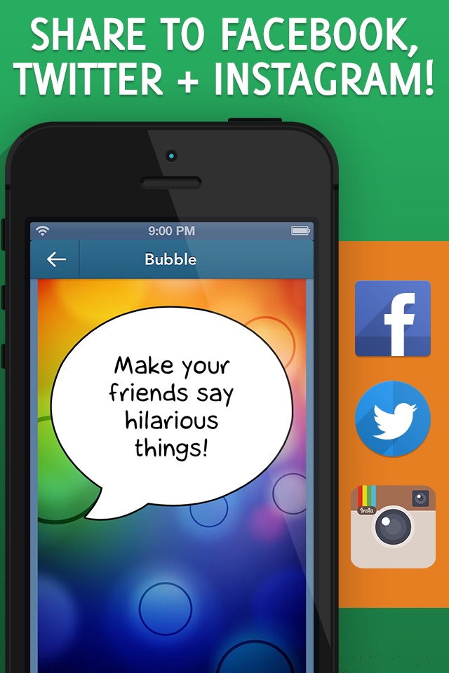 Bubble+ Add Speech Captions & Quotes to Photos screenshot 3