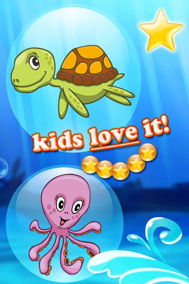 Ocean puzzle HD with colorful sea animals and fish screenshot 2