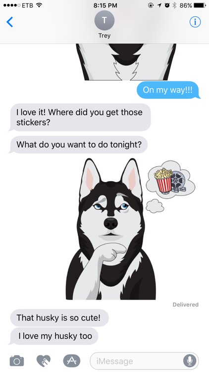 HuskEmoji - Huskymoji sticker keyboard