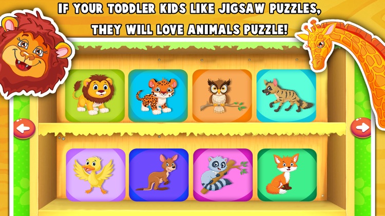 My First Animals Puzzle Games For Toddlers