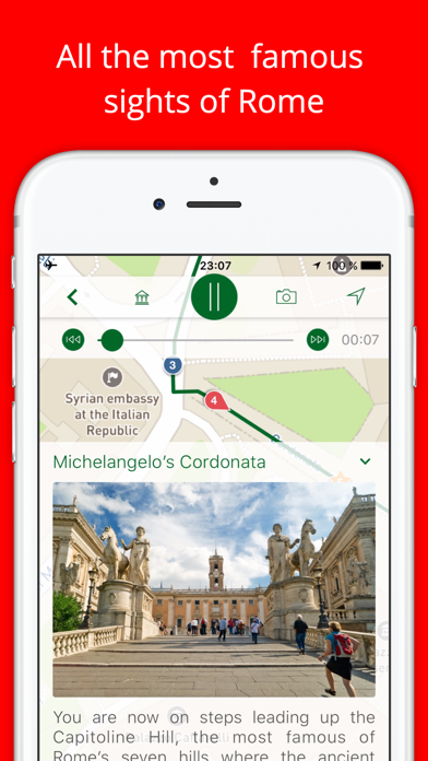 How to cancel & delete My Rome - Tourist audio-guide & offline map. Italy from iphone & ipad 2