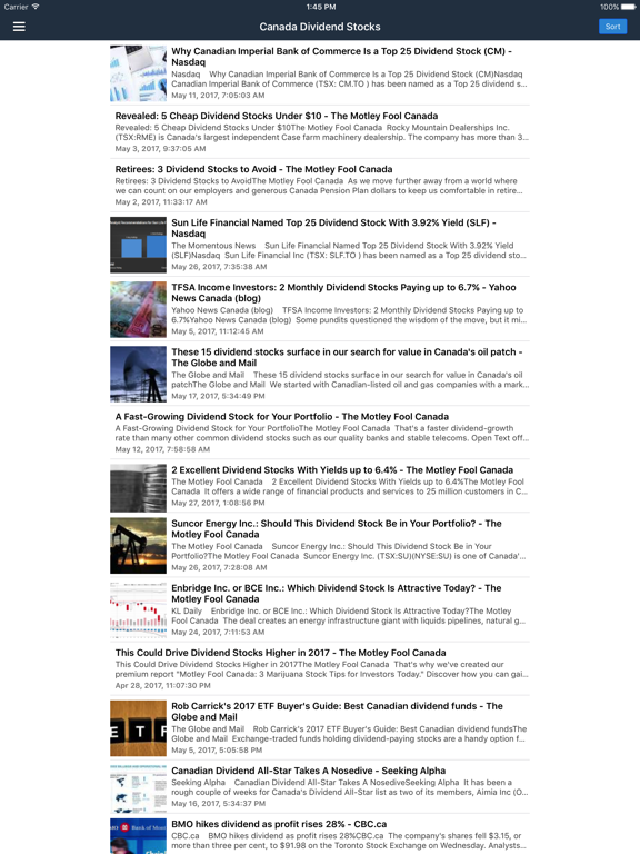 Screenshot #5 pour Dividend Stocks Ideas for High Yield Investing