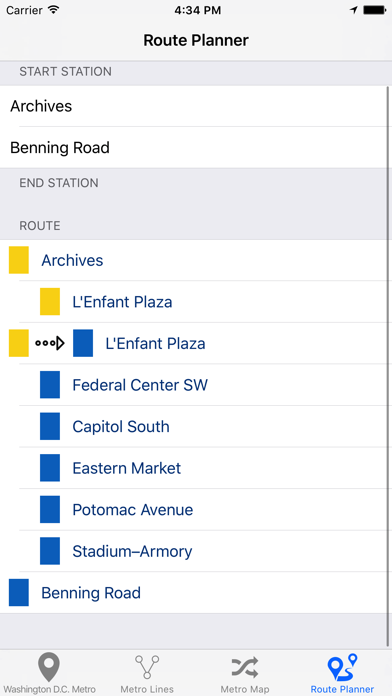 Washington D.C. Metro - Subway Screenshot