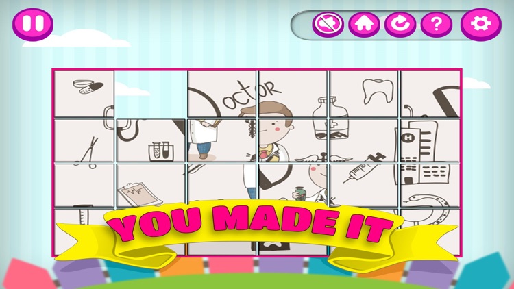 Slide Puzzles Learn Professions for Kids screenshot-3