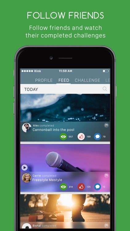 Rink Social Challenges - Fun Party Dare Game