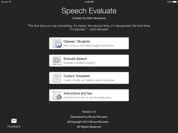 Speech Evaluate