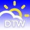 DTWwx is the app for breaking local weather for the city of Detroit, Michigan