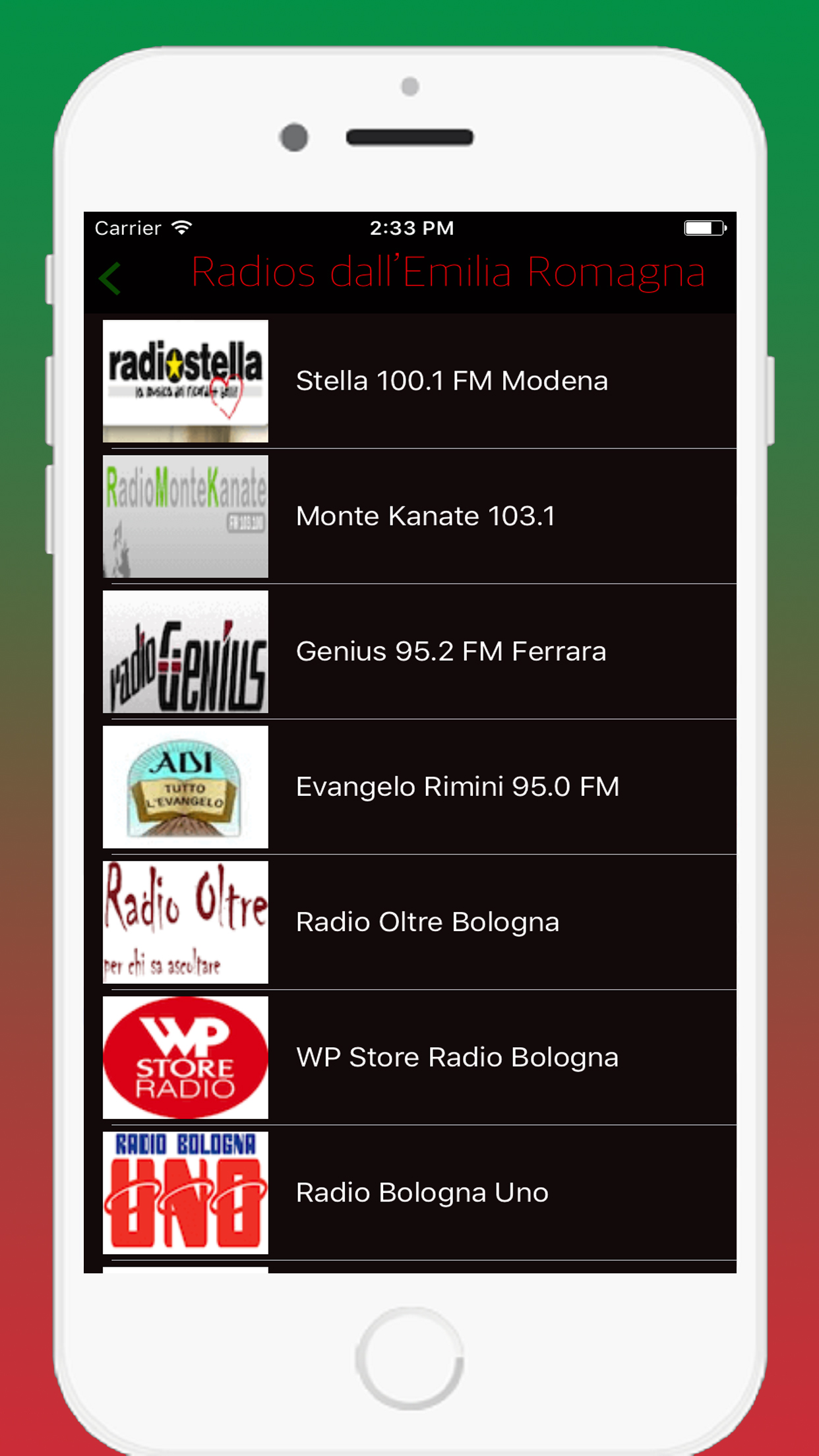 Radio Italy FM - Radios Italian Stations Online screenshot 4