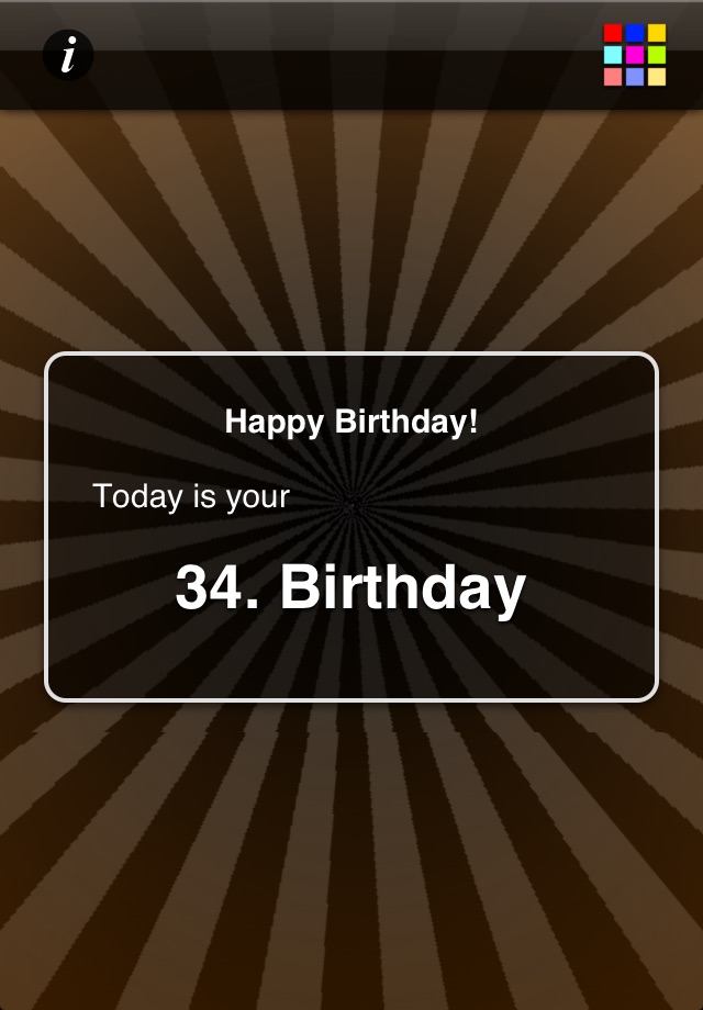 My Birthday App screenshot 2