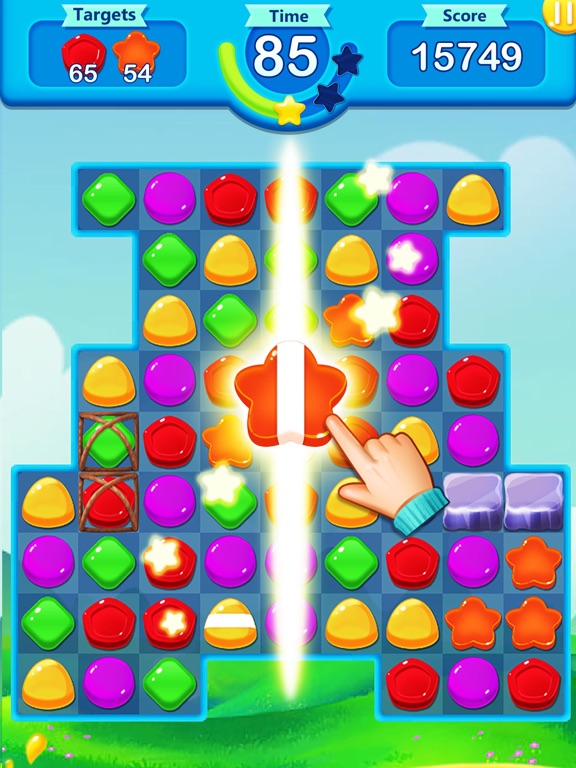 Candy Match Swap iPad screenshot