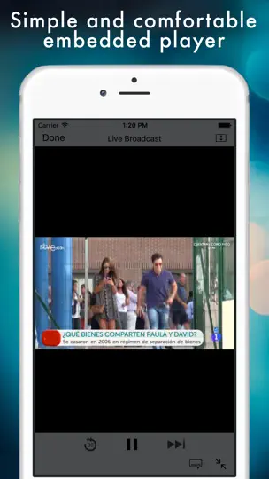 Captura de pantalla de TV Española - Televisión Española En Línea en iPhone 2