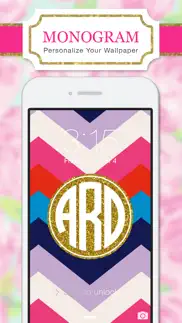 How to cancel & delete monogram wallpapers background 3