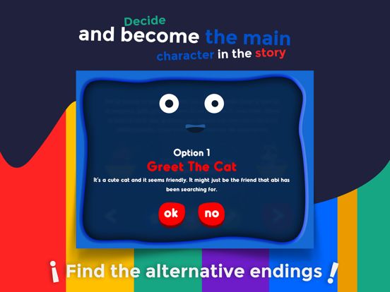 Monster and Cat - Interactive story Play Book game iPad screenshot 5 - Book app