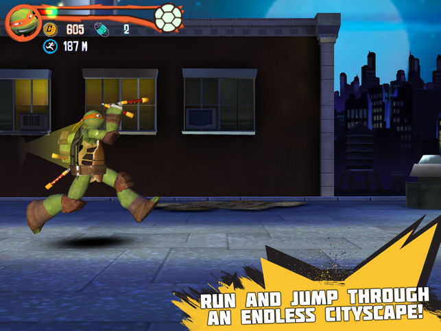 ‎Teenage Mutant Ninja Turtles: Rooftop Run Screenshot