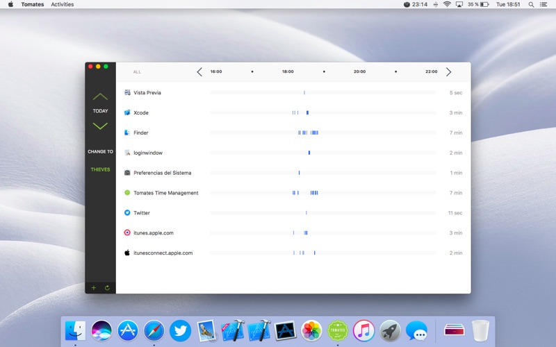 Screenshot #2 pour Green Tomates Time Management