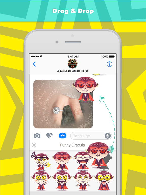 Screenshot #4 pour Funny Dracula stickers by KORCHO